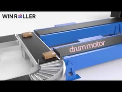 Alimenta os sistemas de transportadores com motores de tambor